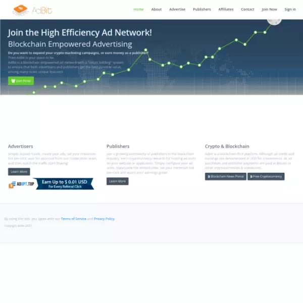 Adbit, рекламная платформа на блокчейне, рекламные кредиты и заработок в долларах США.