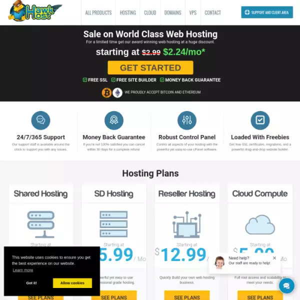 Hawkhost Virtual web hosting berkualitas tinggi, murah, andal, dan cepat.
