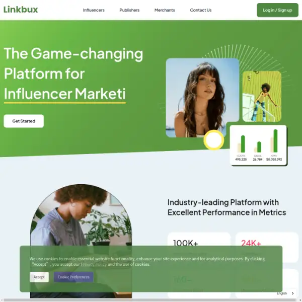Linkbux Affiliate Marketing Helps you manage all your programs in one place.