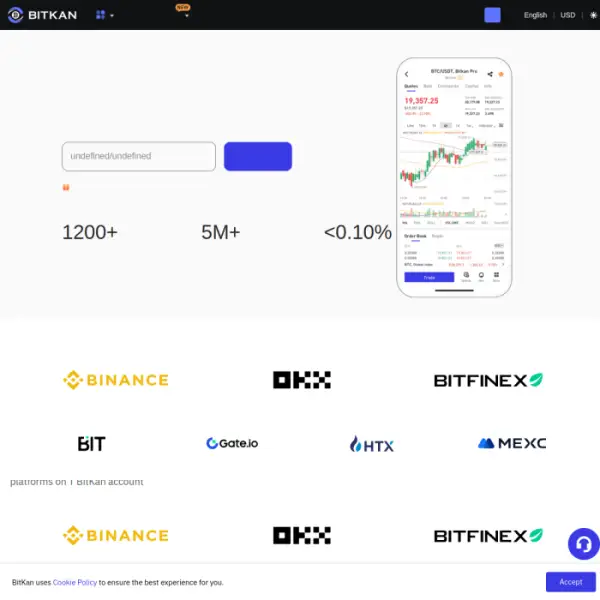 BitKan Crypto Trading Bot позволяет быстрее торговать и работает 24 часа в сутки.