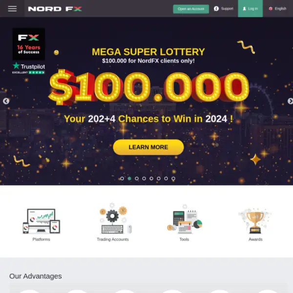 Platform perdagangan NordFX Ini adalah platform populer yang digunakan untuk perdagangan Forex.