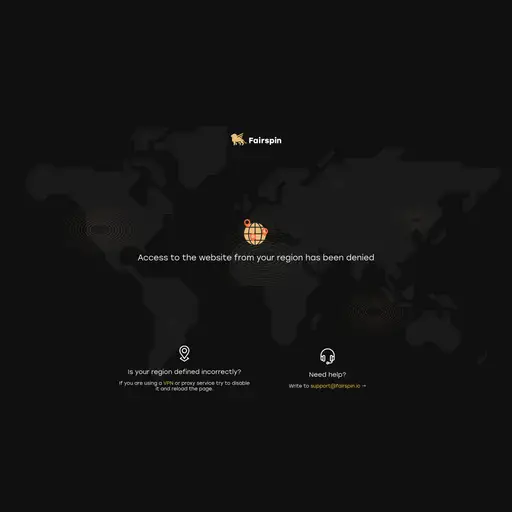 Fairspin.io 是由 Techcore Holding B.V. 位于库拉索岛运营的比特币赌场，要求用户接受其条款和条件。付款处理由塞浦路斯的 Fabeltra Ltd. 管理。赌博可能会上瘾